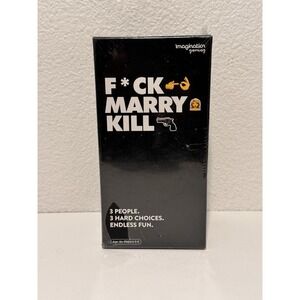 F*ck Marry Kill Card Board Game 3 People Player Rated 18+ Wedding Gag Gift NEW